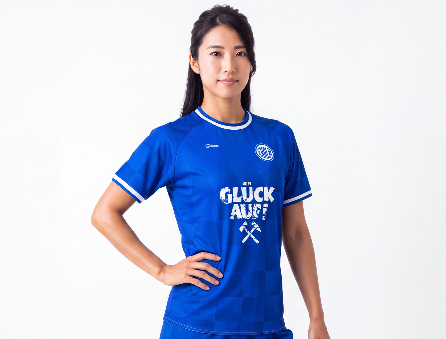 Schalke Fan-Trikot Damen 26/27 Heim inkl. Name und Nummer (Druck)