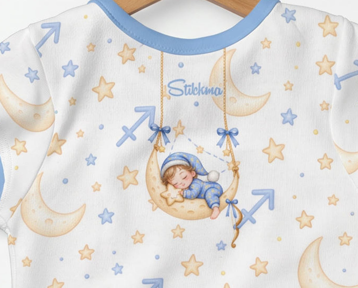 Sternzeichen Schütze Baby Body inkl. Name (Druck)
