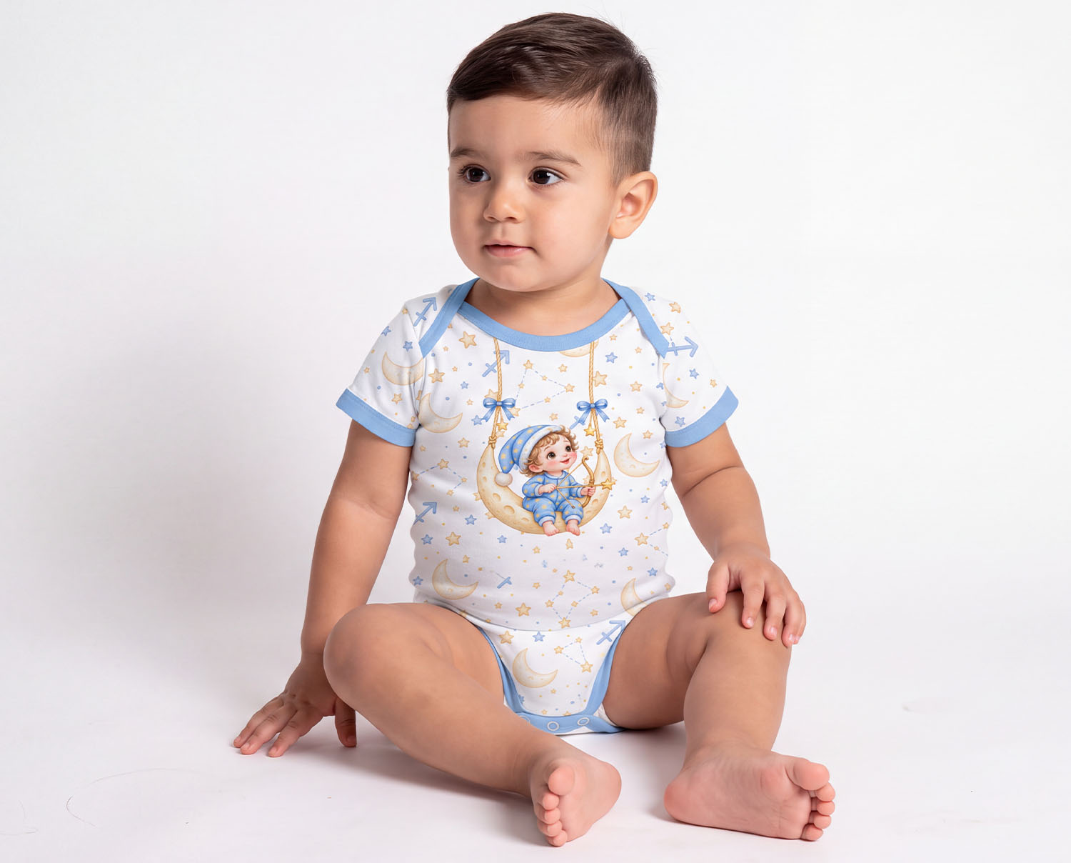 Sternzeichen Schütze Baby Body inkl. Name (Druck)