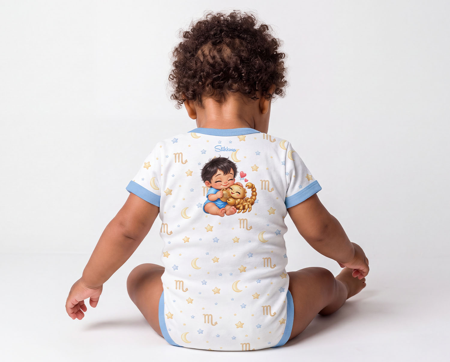 Sternzeichen Skorpion Baby Body inkl. Name (Druck)