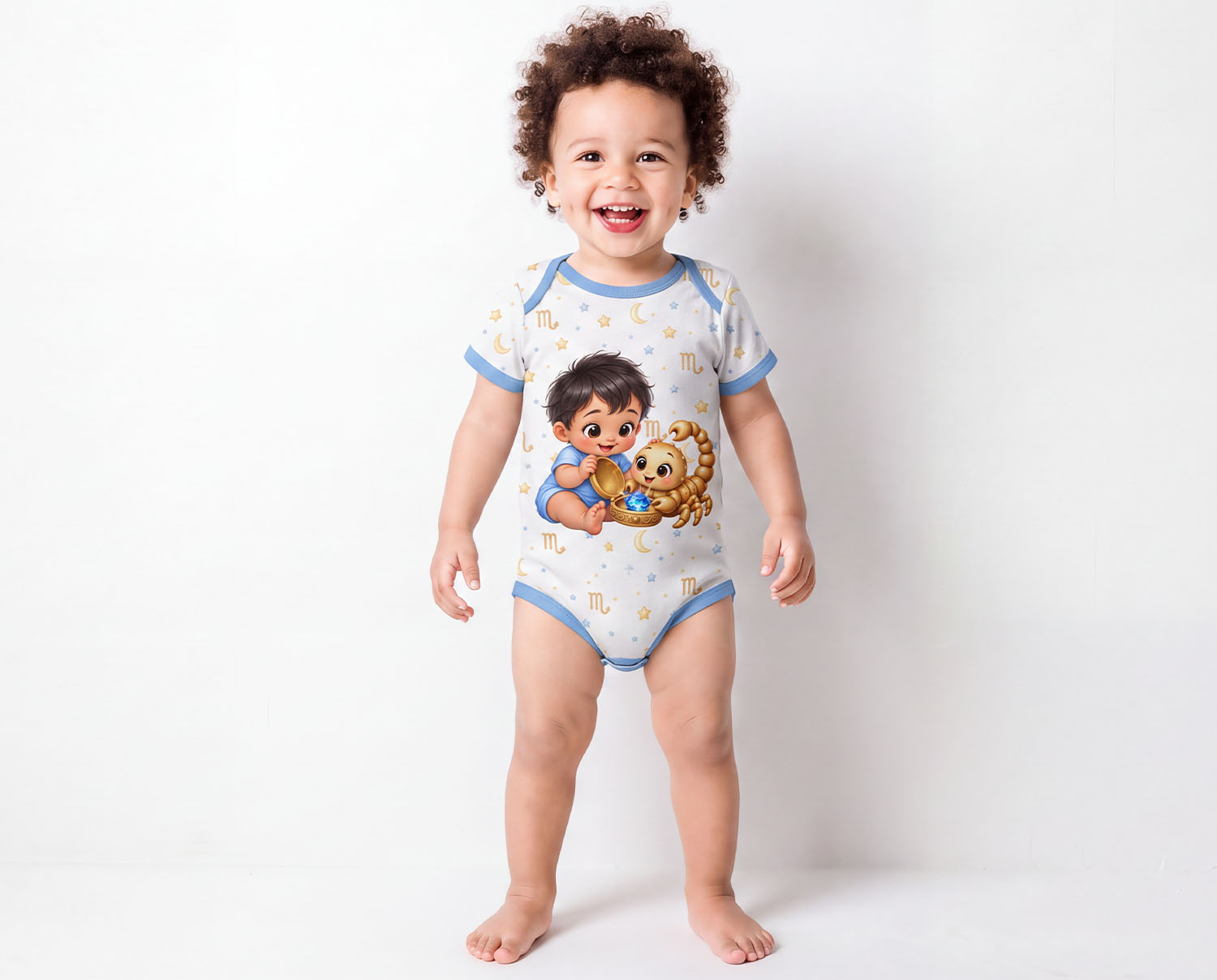 Sternzeichen Skorpion Baby Body inkl. Name (Druck)