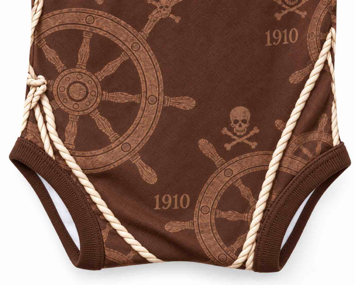 St. Pauli Baby Body 26/27 Heim "Kein Kurs wie jeder" inkl. Name und Nummer (Druck)