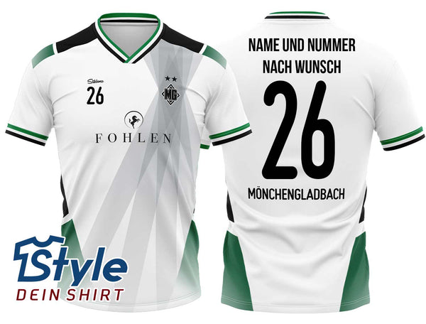 Mönchengladbach Fan-Trikot Heim Saison 25/26 inkl. Name und Nummer (Druck) TEST