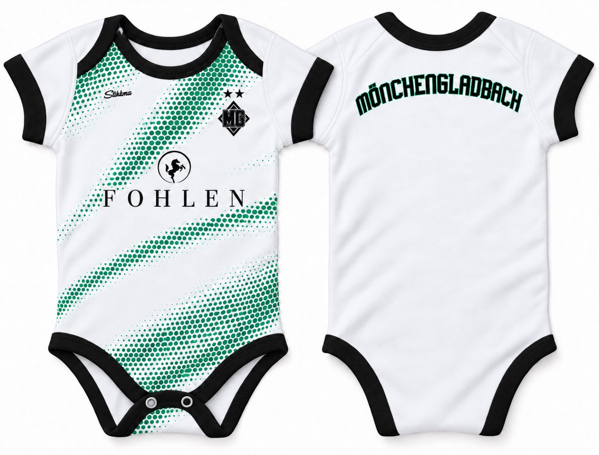 Mönchengladbach Baby Body 26/27 Heim inkl. Name und Nummer (Druck)