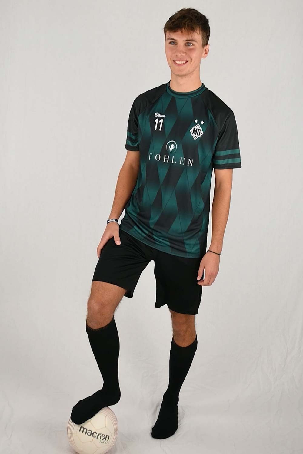 Mönchengladbach Fan-Trikot Auswärts Saison 25/26 inkl. Name und Nummer (Druck)