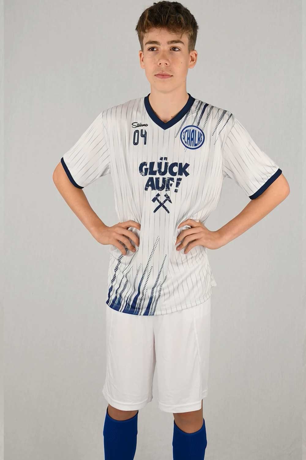Schalke Fan-Trikot Auswärts 25/26 inkl. Name und Nummer (Druck)