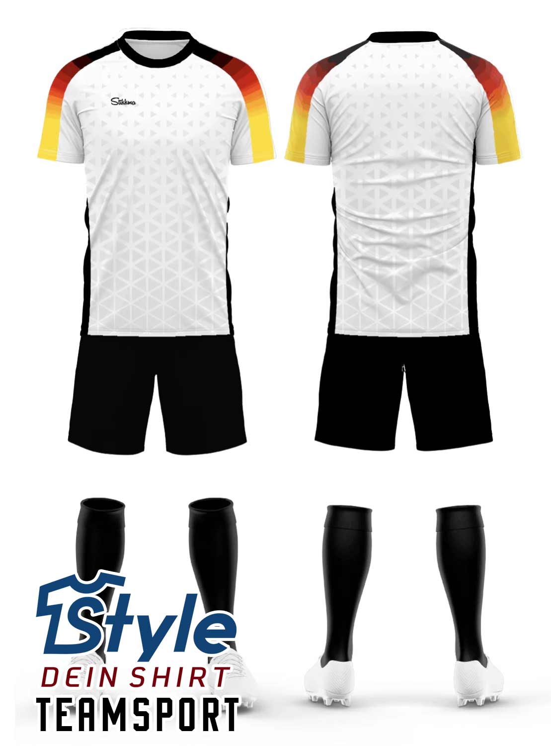 Team Trikot Deutschland Home EM2024 inkl. kostenfreiem Druck sämtlicher Optionen