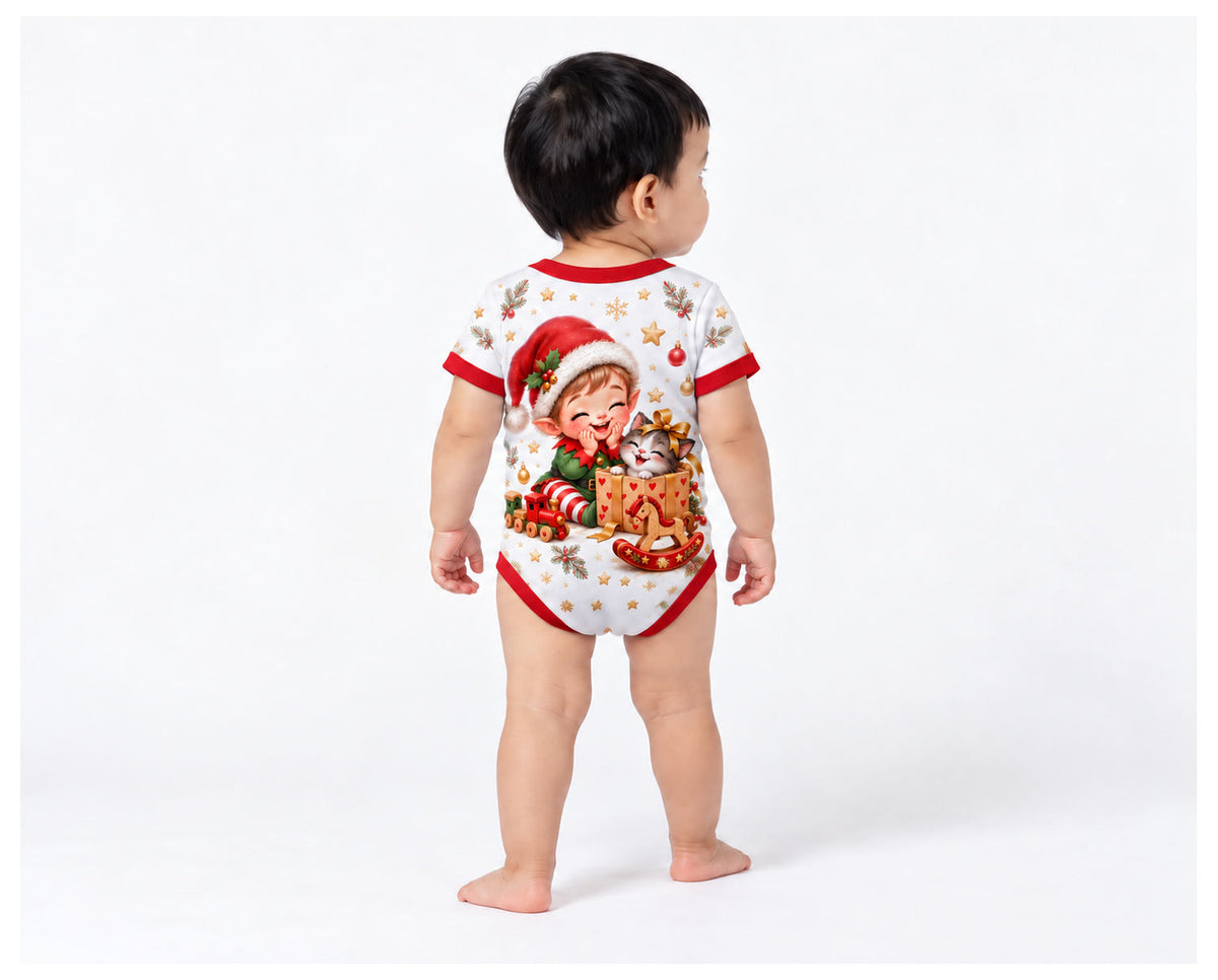 Wichtelwerkstatt Weihnachts Baby Body inkl. Name (Druck)