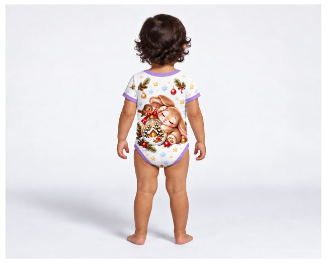Kugelzauber Weihnachts Baby Body inkl. Name (Druck)
