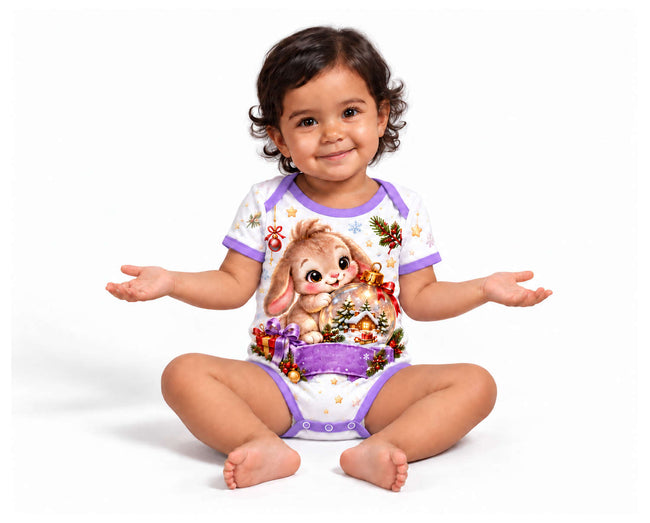 Kugelzauber Weihnachts Baby Body inkl. Name (Druck)