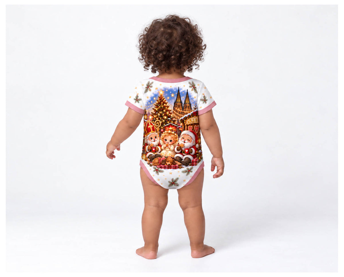 Kölner Weihnachtsmarktfreunde Weihnachts Baby Body inkl. Name (Druck)