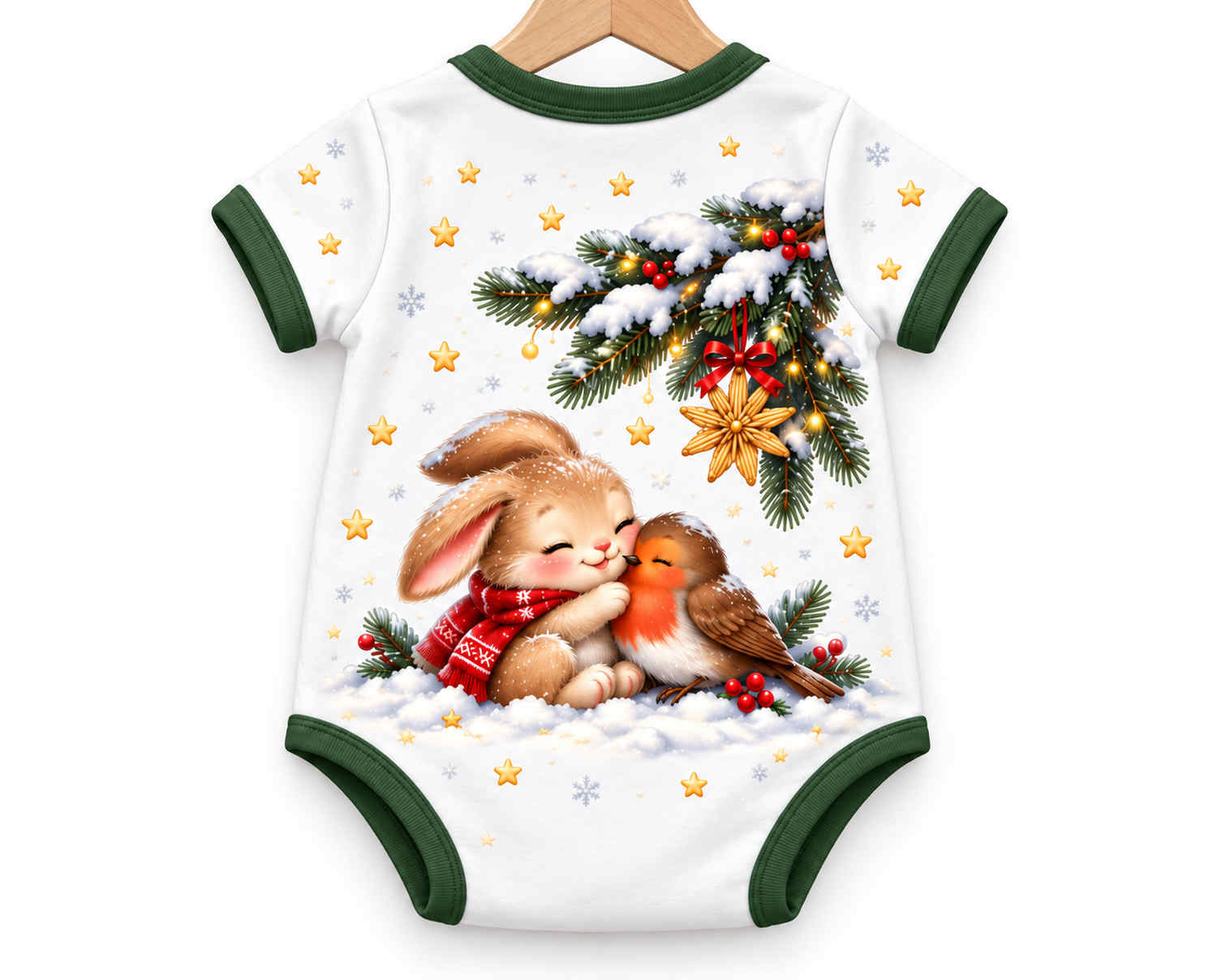 Der kleine Tannenbaum Weihnachts Baby Body inkl. Name (Druck)