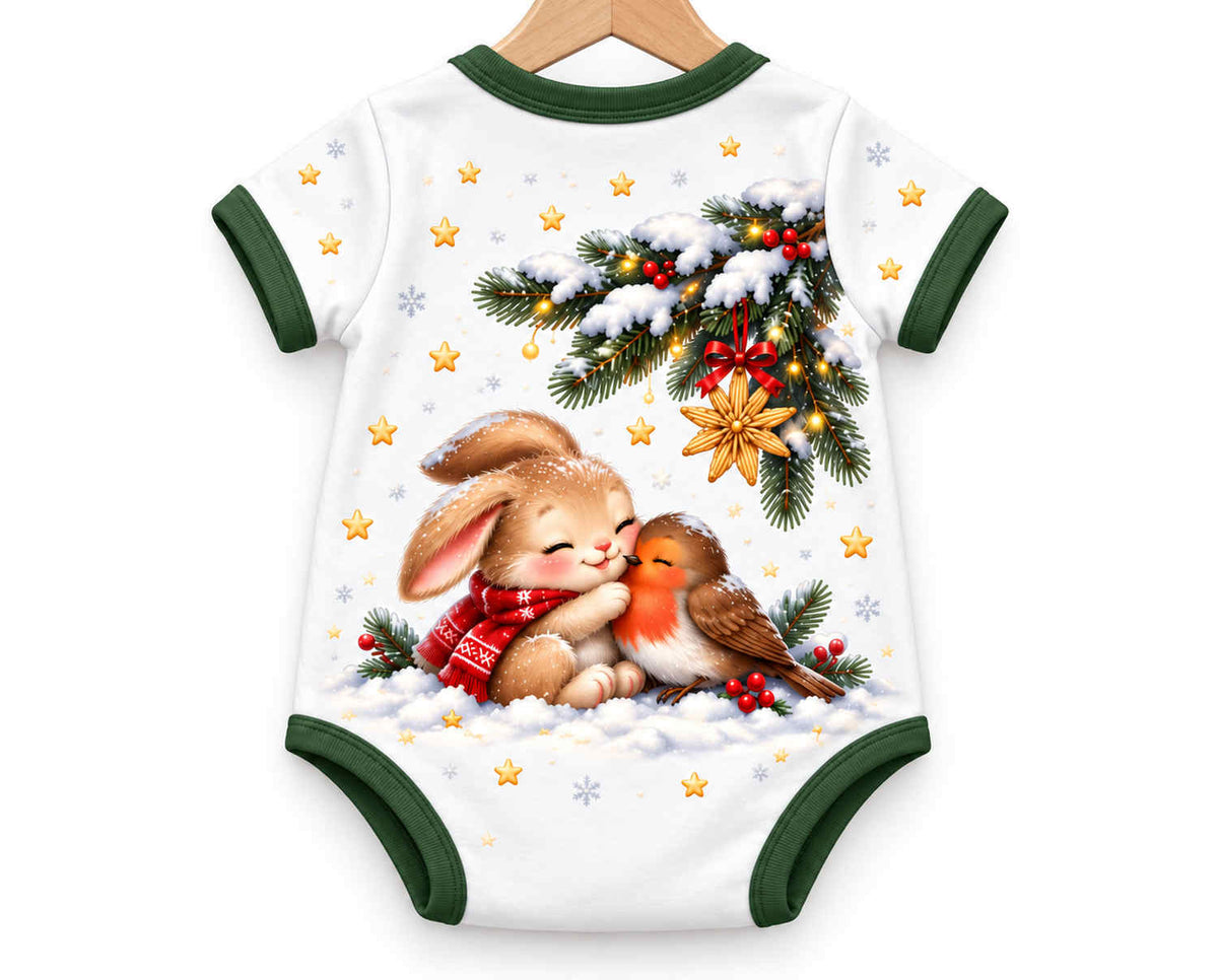 Der kleine Tannenbaum Weihnachts Baby Body inkl. Name (Druck)