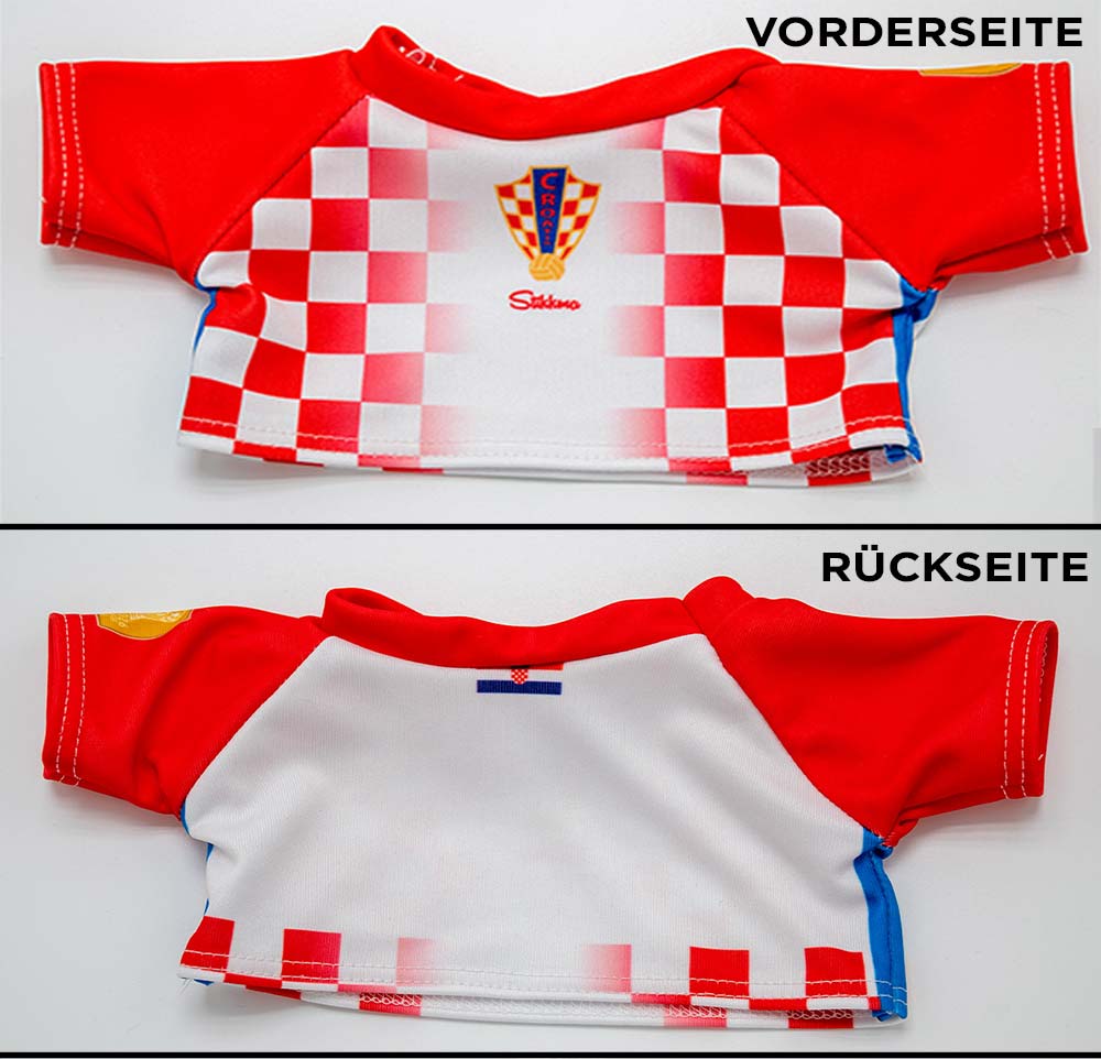 Kroatien WM2026 Trikot für Kuscheltiere, div. Größen- inkl. kostenloser Personalisierung (Druck)