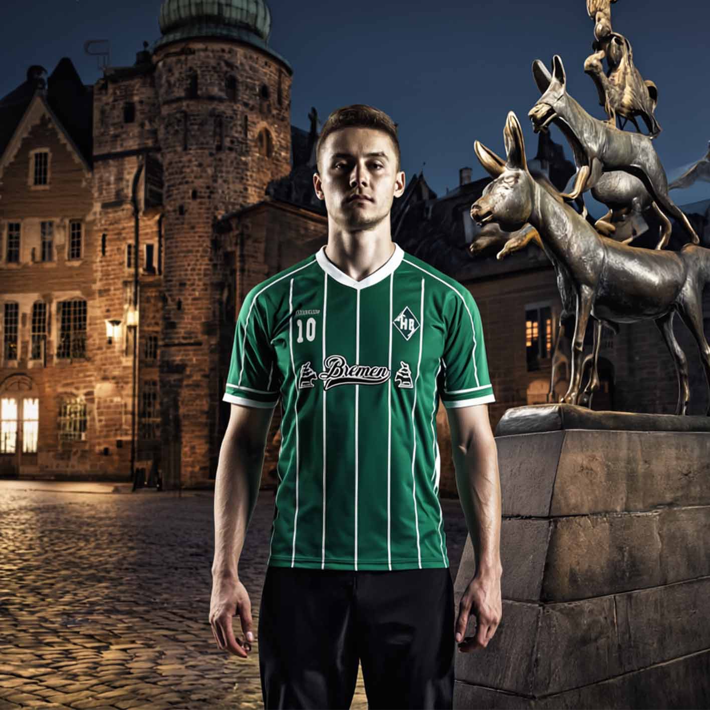 Bremen Fan-Trikot Heim Saison 25/26 inkl. Name und Nummer (Druck)