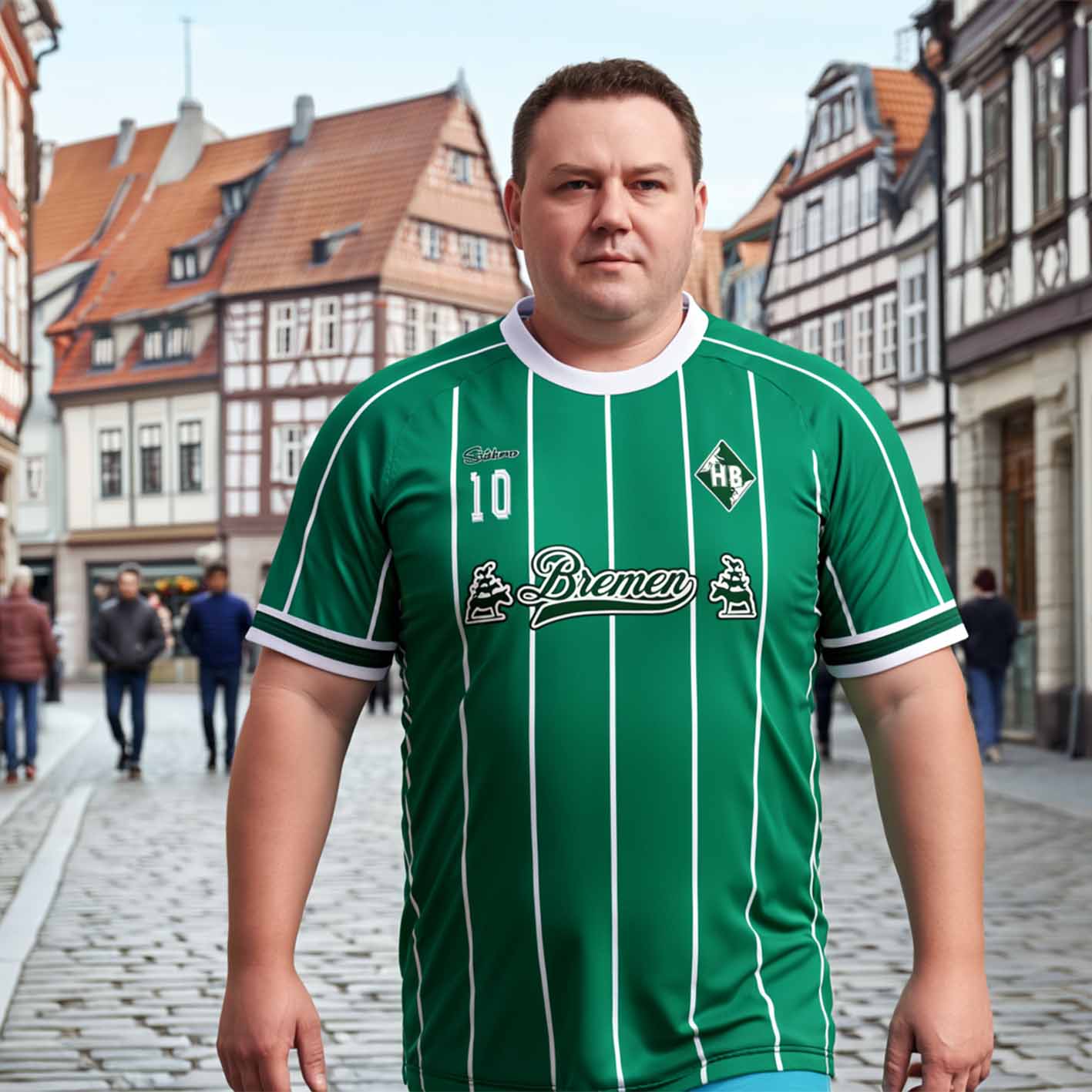 Bremen Fan-Trikot Heim Saison 25/26 inkl. Name und Nummer (Druck)
