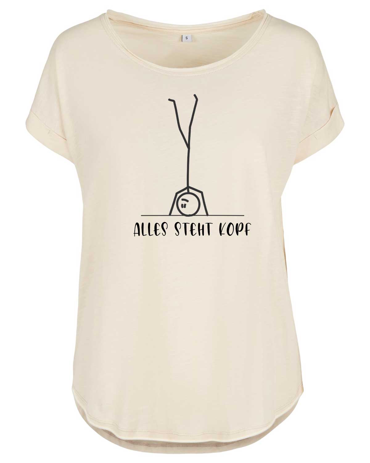 Yoga Ladies Long Slub Tee "Kopfstand"