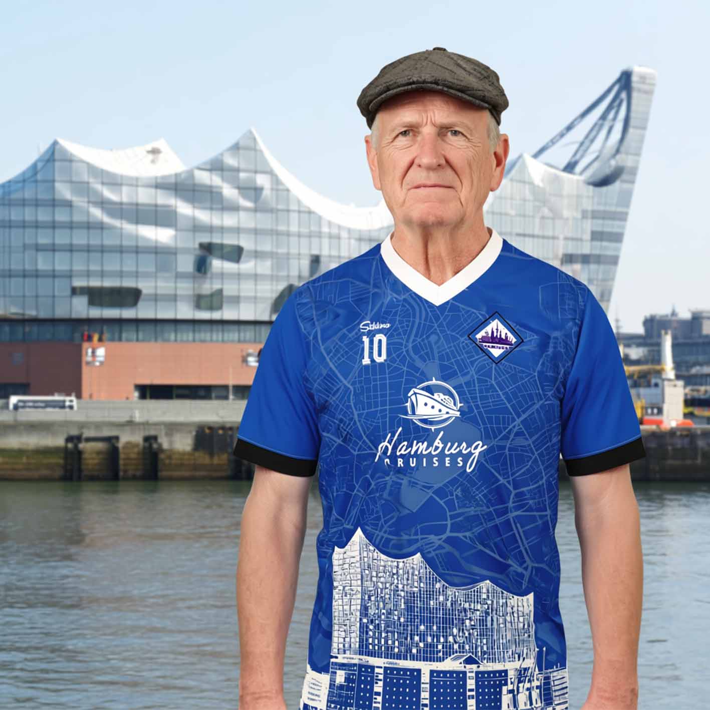 Hamburg Fan-Trikot Auswärts 25/26 inkl. Name und Nummer (Druck)