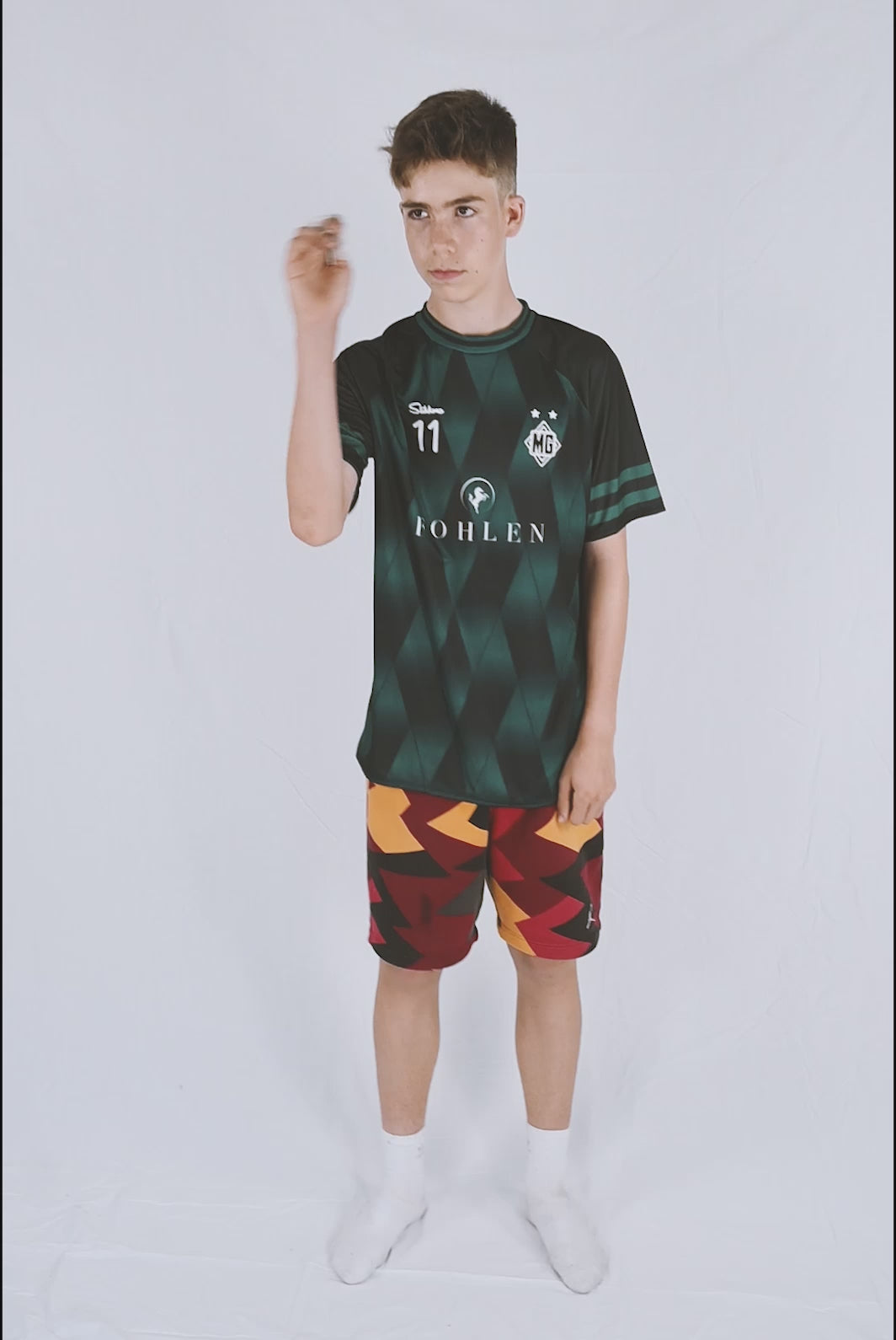 Mönchengladbach Fan-Trikot Auswärts Saison 25/26 inkl. Name und Nummer (Druck)