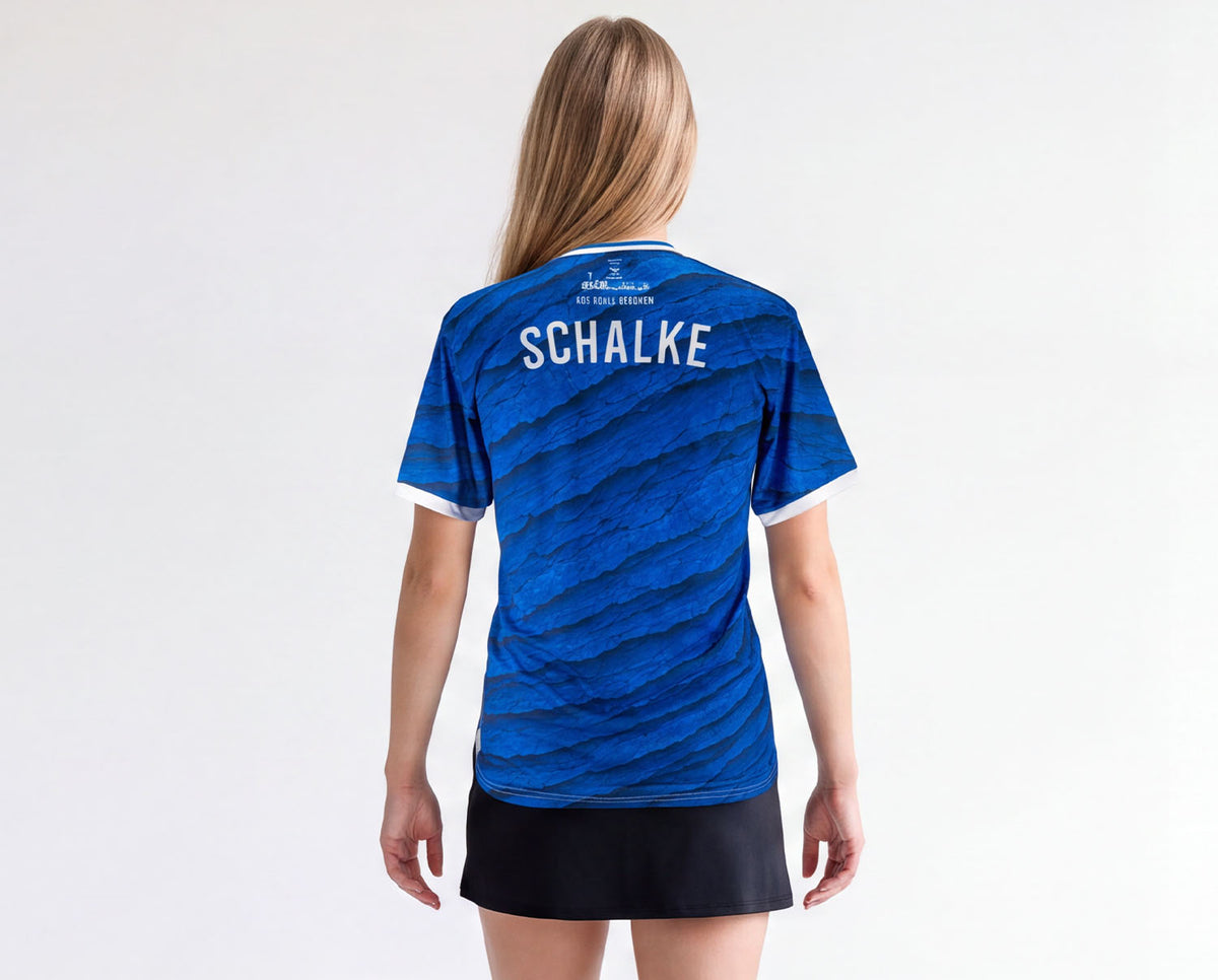 Schalke Spezial Fan-Trikot Damen 26/27 "aus Kohle geboren" inkl. Name und Nummer (Druck)