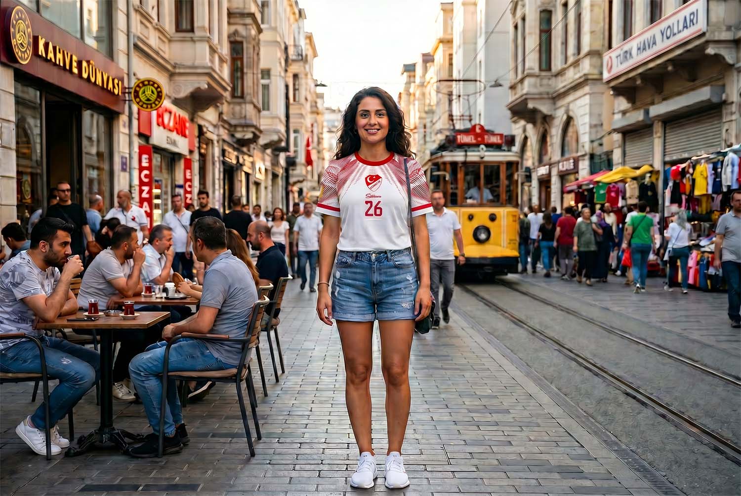 Türkei WM 2026 Fan-Trikot inkl. Name und Nummer (Druck)