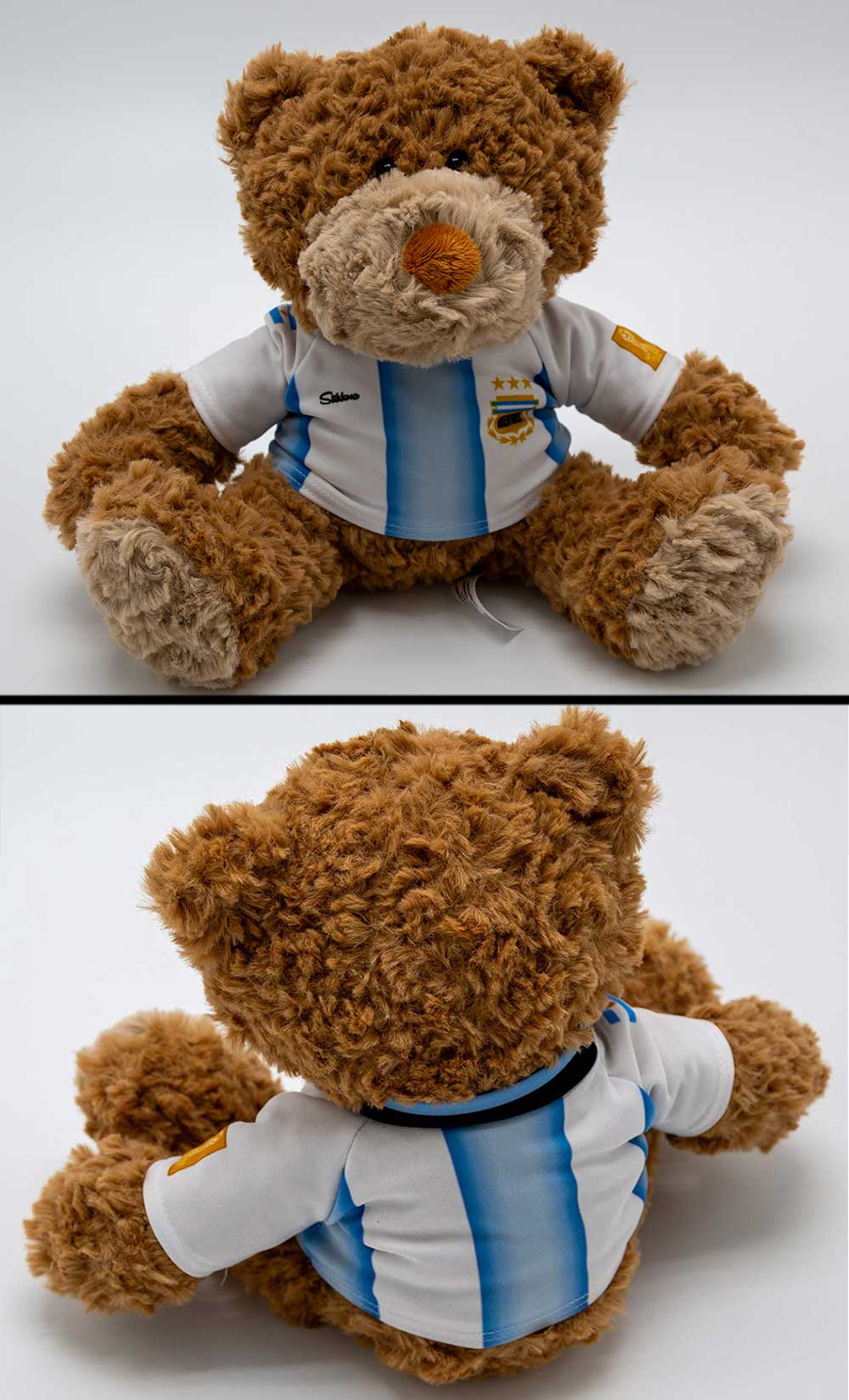 Kuscheltier personalisierbar mit Fan Trikot Argentinien WM2026 inkl. kostenloser Personalisierung