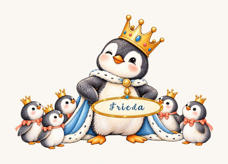 Frieda auf dem königlichen Medaillon
